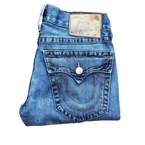 True Religion Jeans Size 29 RICKY Blue - Picture 5 of 8